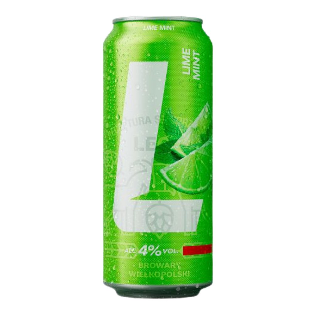 Piwo Lech Limonka z Miętą 4% 500 ml Puszka DRS