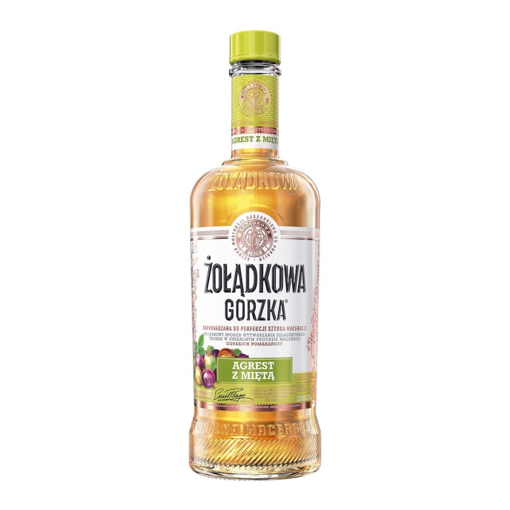 Wódka Żołądkowa Gorzka Agrest z miętą 25% 500 ml