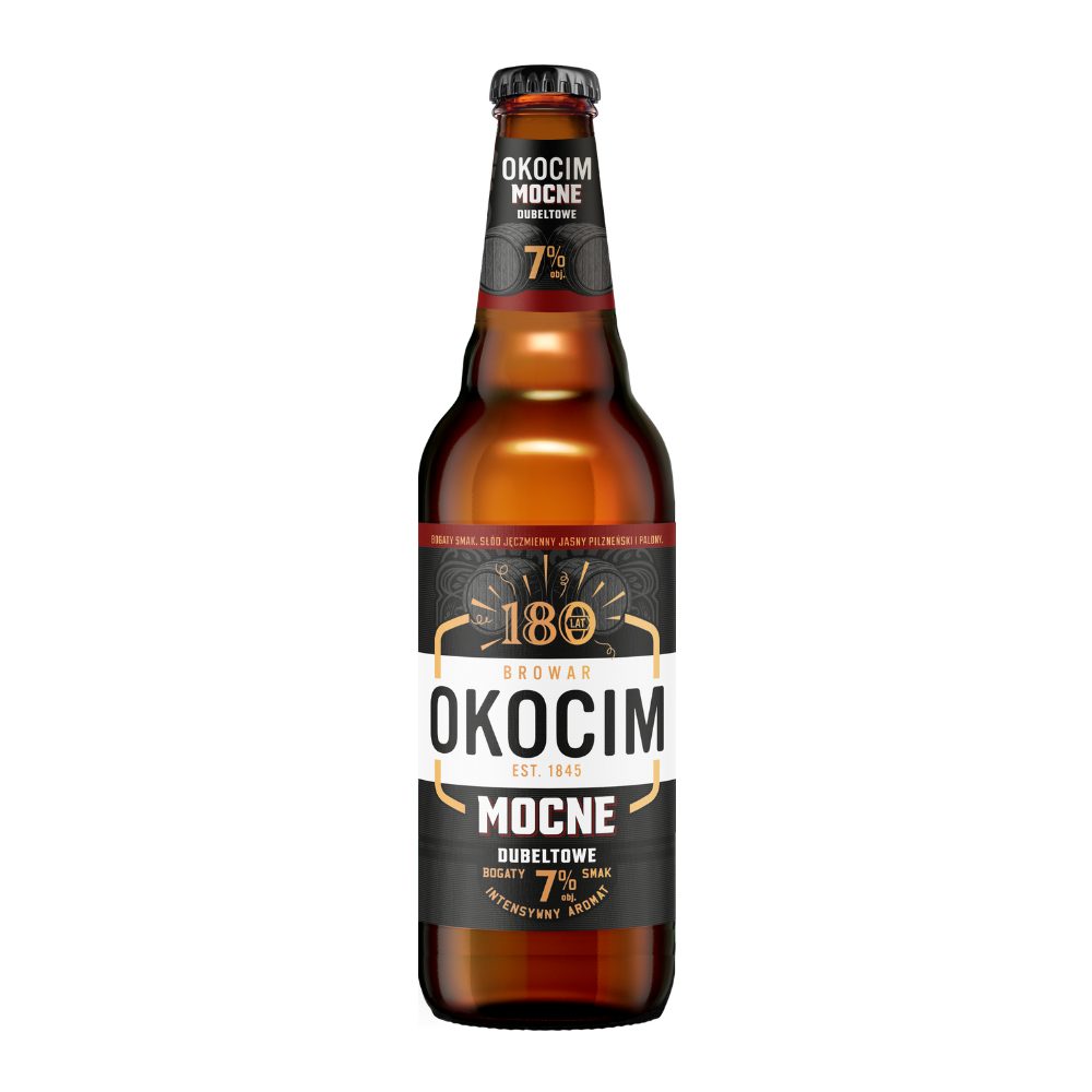 Piwo Okocim Mocne Dubeltowe 6,5% 500 ml