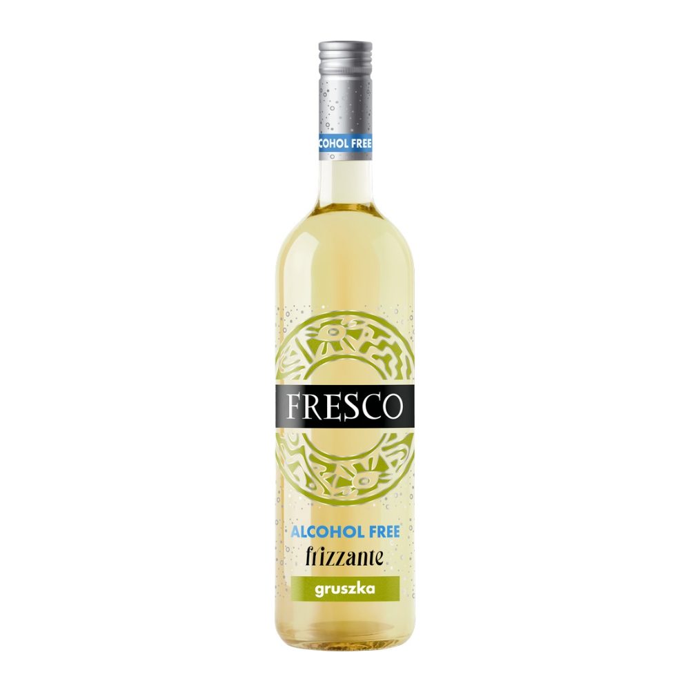 Wino Fresco Frizzante Free gruszka 0% białe słodkie 750 ml