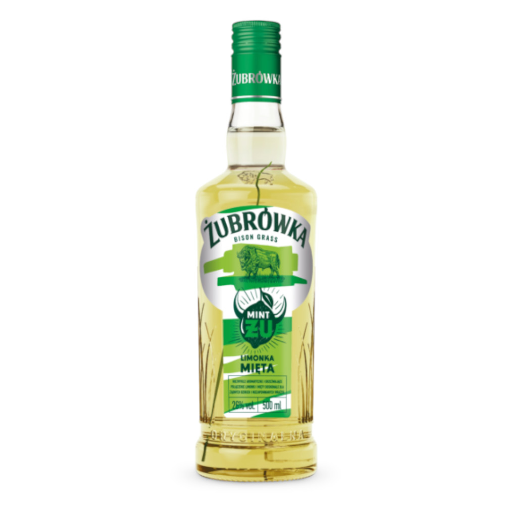 Wódka Żubrówka ŻU Limonka Mięta 20% 500 ml
