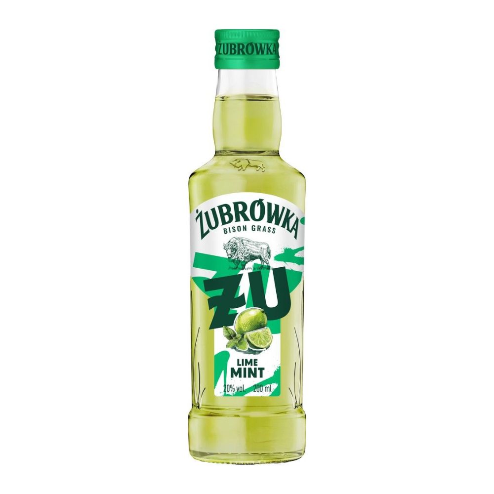 Wódka Żubrówka ŻU Limonka Mięta 20% 200 ml
