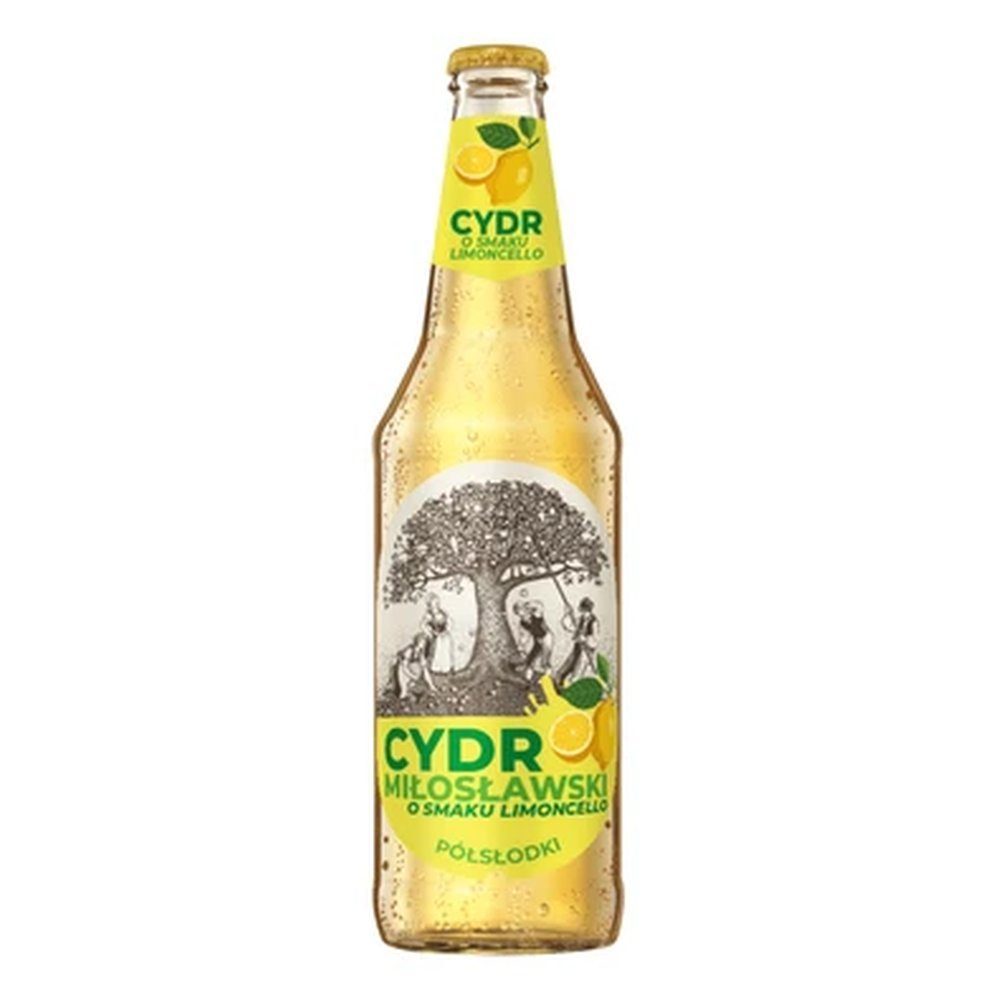 Cydr Miłosławski Limoncello 4,5% 20 x 500 ml