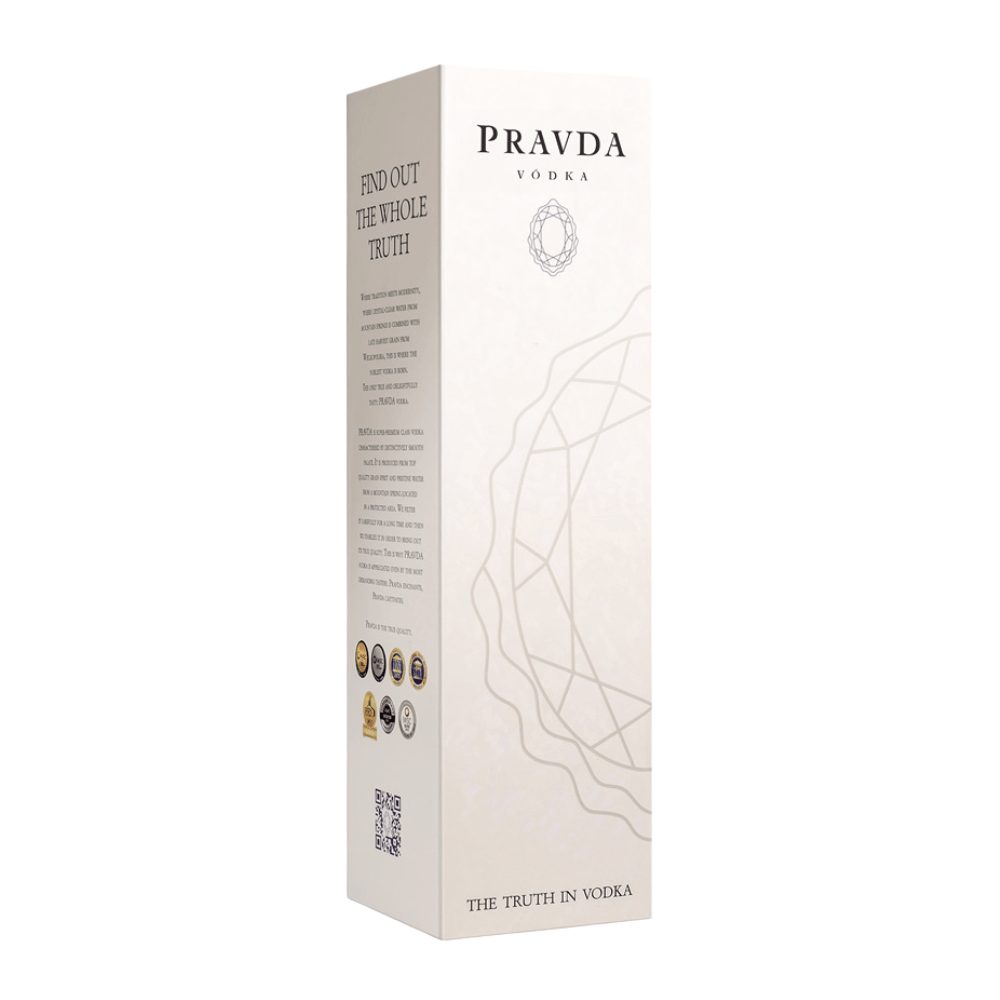 Wódka Pravda 40% 700 ml biały kartonik