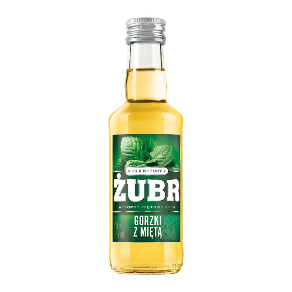 Wódka Żubr Gorzki z Miętą 19% 200 ml