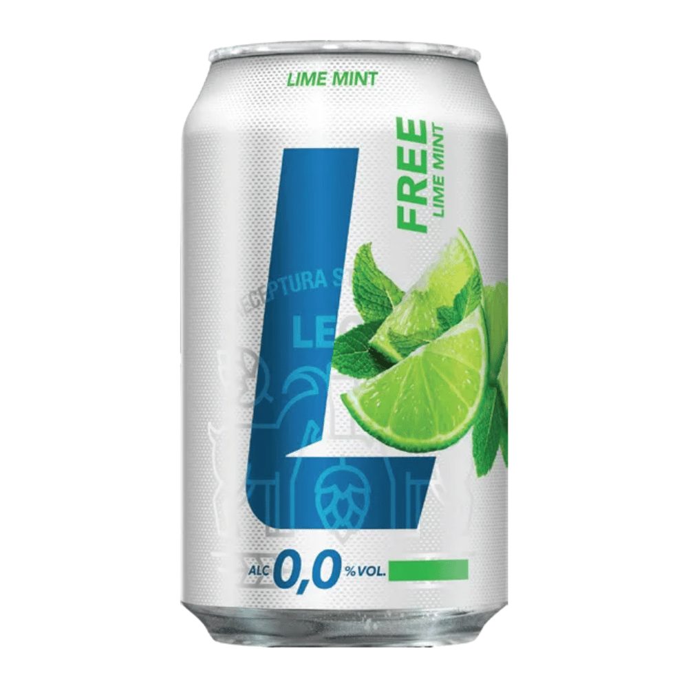 Piwo Lech Free  Limonka z Miętą 0% 330 ml 4-pak Puszka DRS