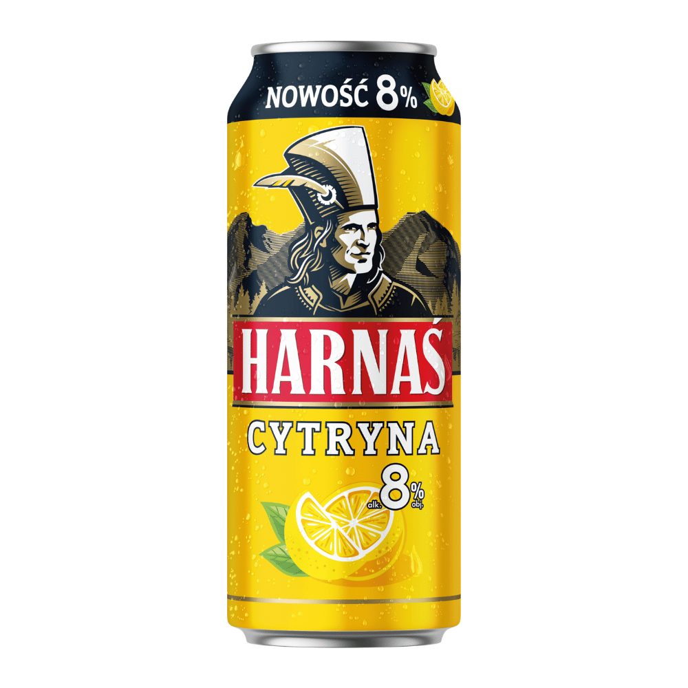 Piwo Harnaś Wiśnia 8% 500 ml Puszka DRS