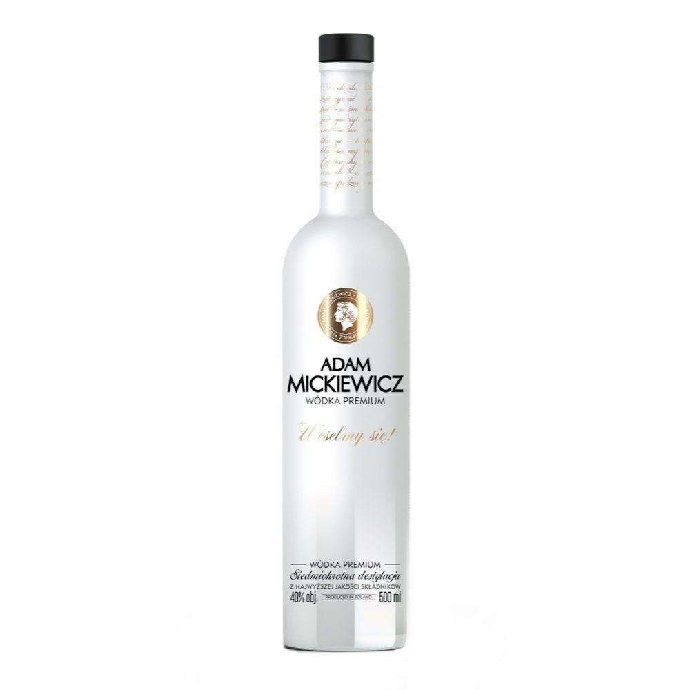 Wódka Adam Mickiewicz Weselmy Się 40% 500 ml