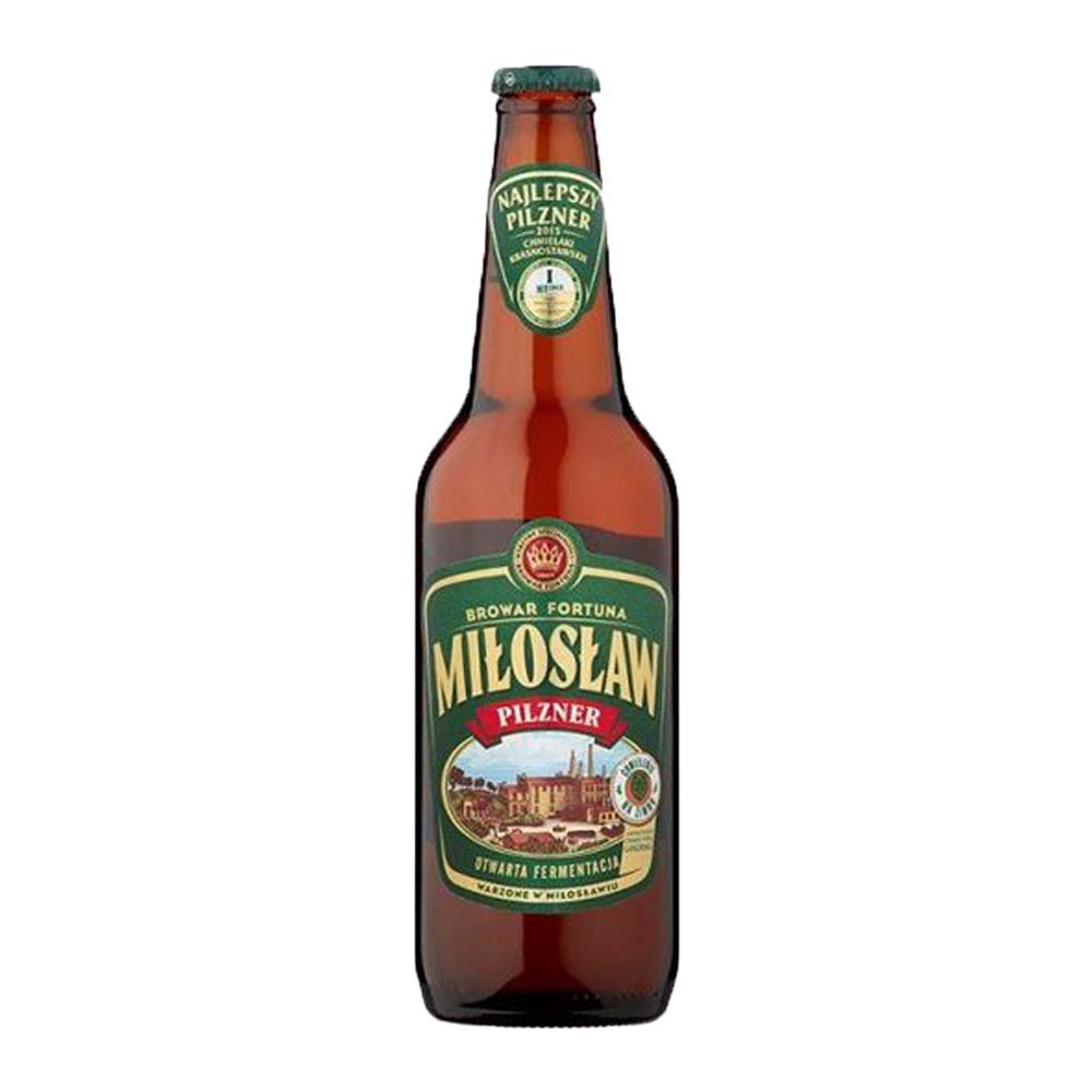 Piwo Miłosław Pilzner 5,4% 500 ml
