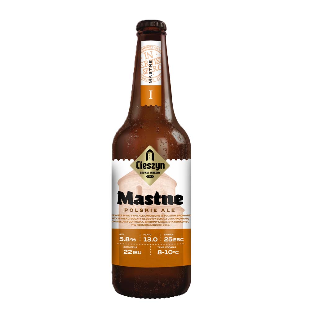 Piwo Cieszyn Mastne 5,8% 500 ml