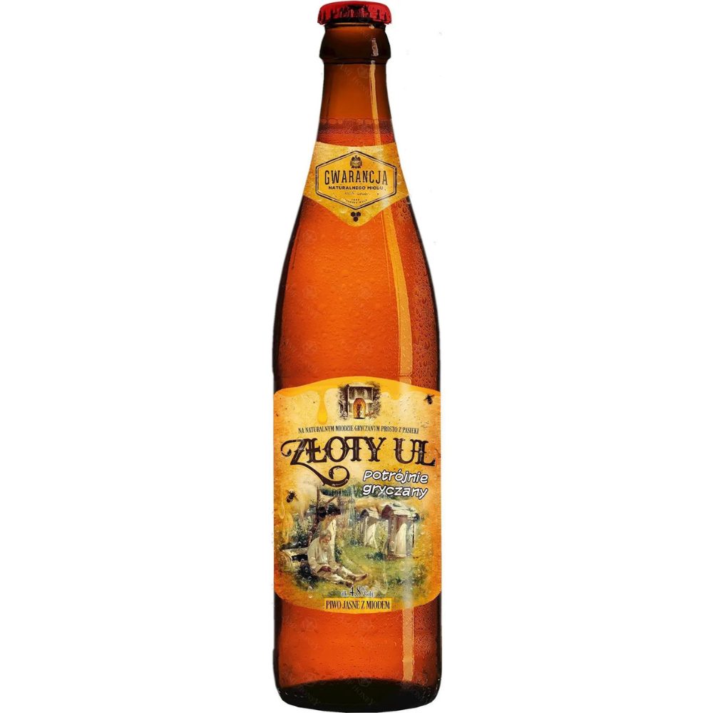Piwo Browar Staropolski Złoty Ul Potrójnie Gryczany 6,2% 500 ml