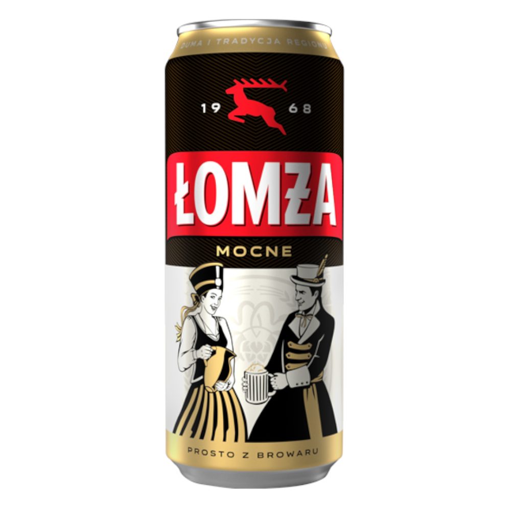 Piwo Łomża Mocne 7% 500 ml puszka
