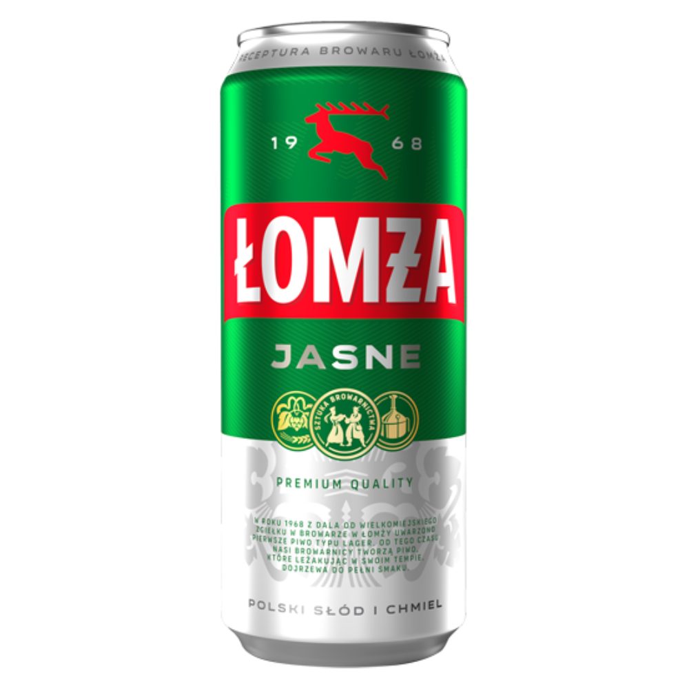 Piwo Łomża Jasne Pełne 6% 400 ml Puszka