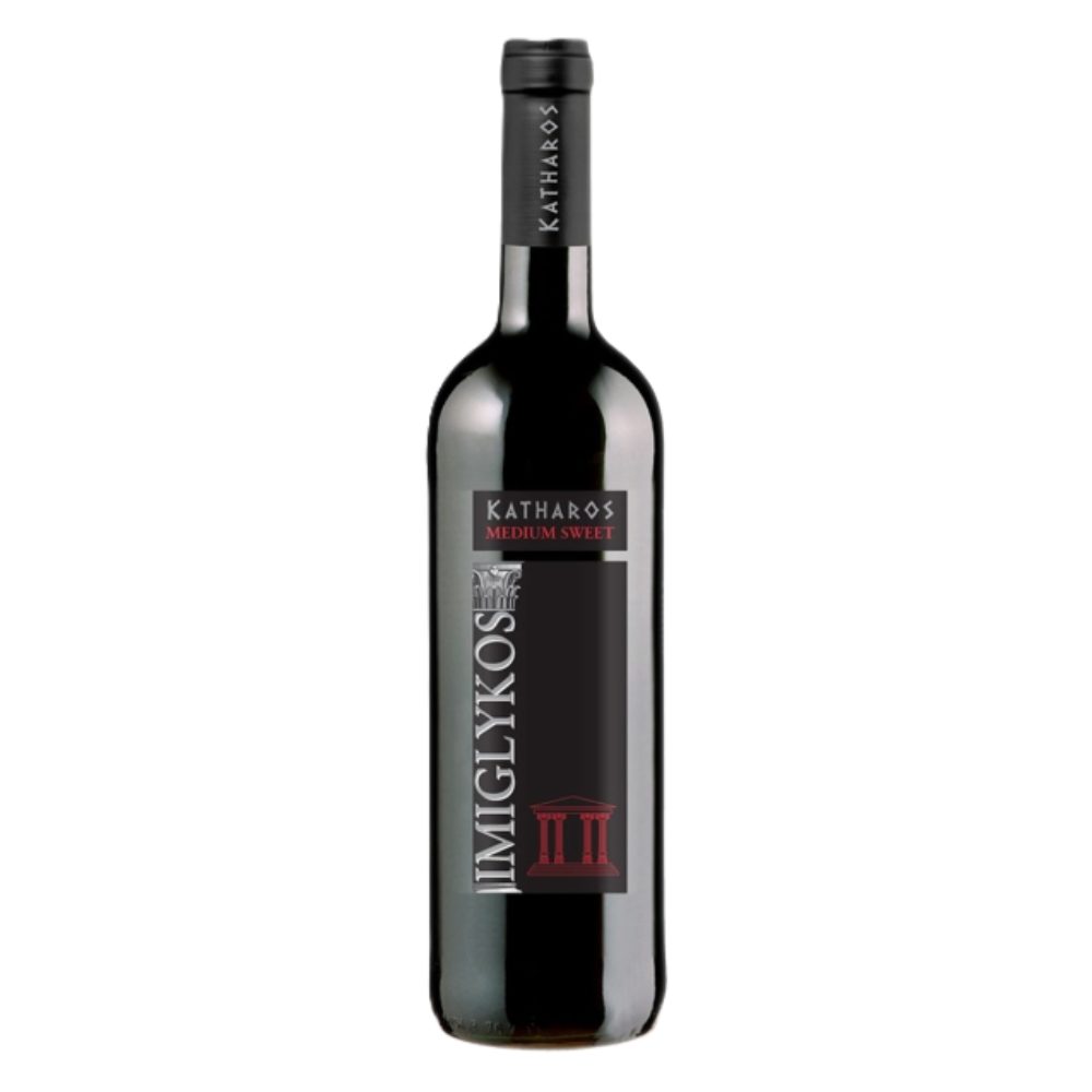Wino Katharos Imiglykos 11% czerwone półsłodkie 750 ml