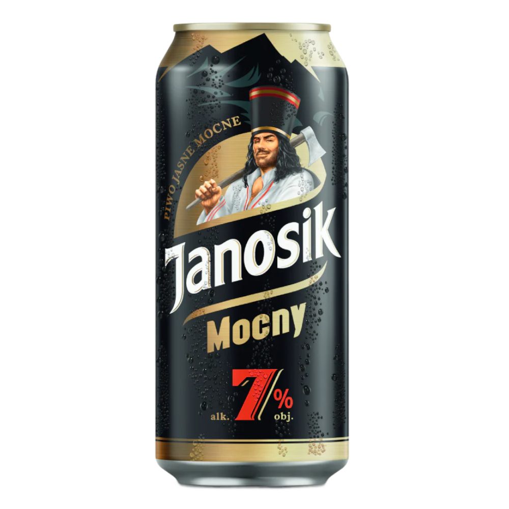 Piwo Janosik mocny 7% 500 ml puszka