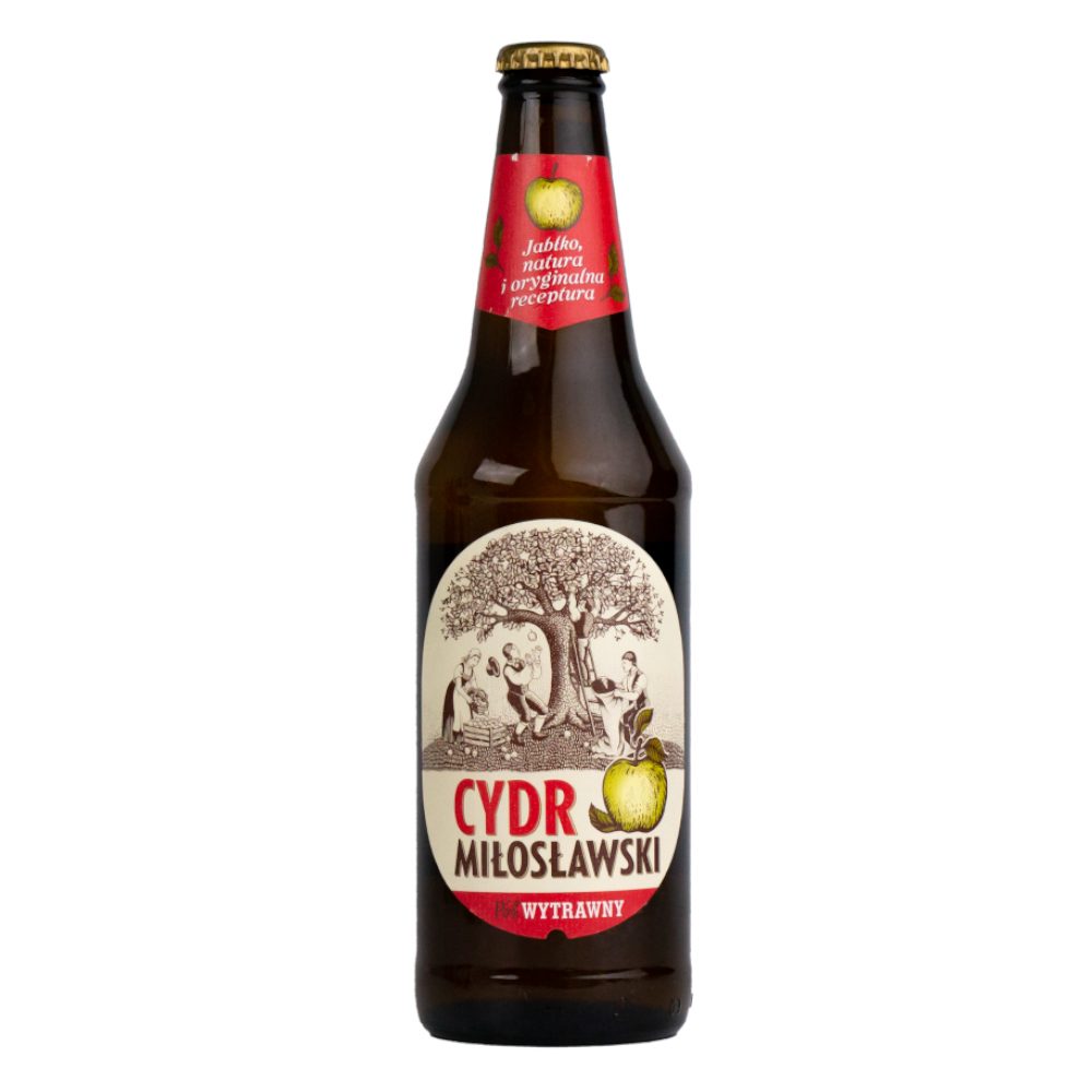 Cydr Miłosław Miłosławski Półwytrawny 4,5% 500 ml
