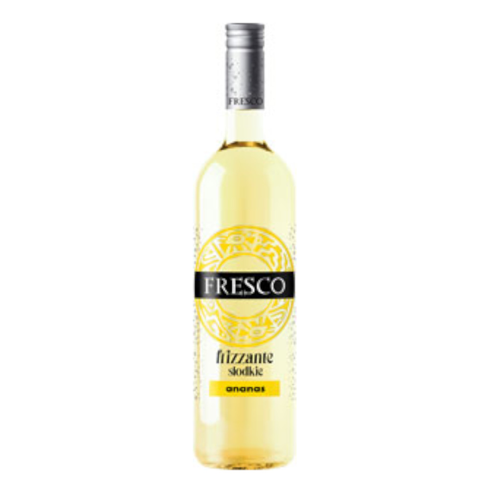 Wino Fresco Frizzante Ananas 5,5% białe słodkie 750 ml