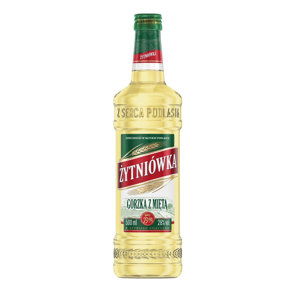 Wódka Żytniówka Gorzka z Miętą 28% 500 ml