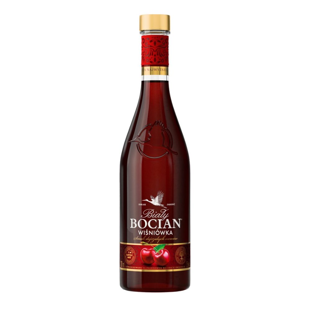 Wódka Biały Bocian Wiśniówka 25% 200 ml