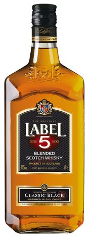 Whisky Label 5 40% 500 ml