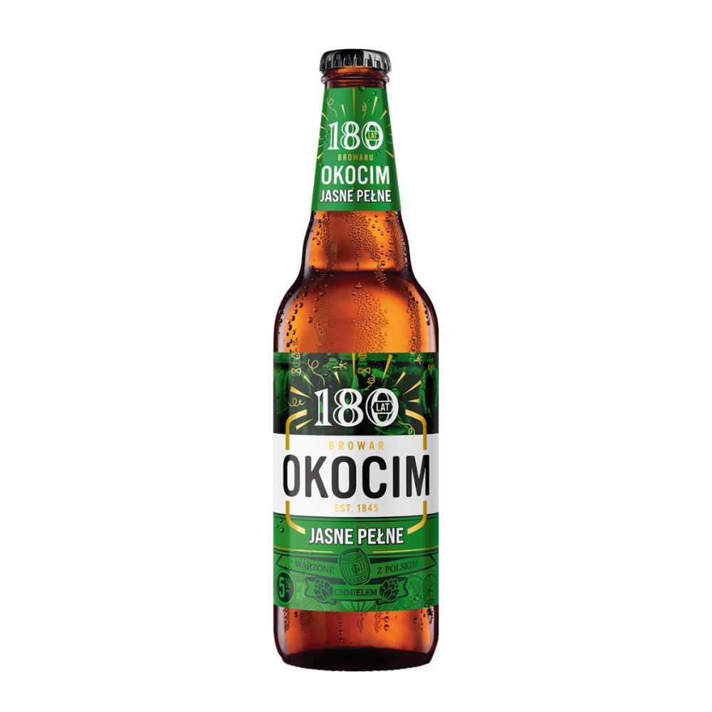 Piwo Jasne Okocimskie 5% 500 ml
