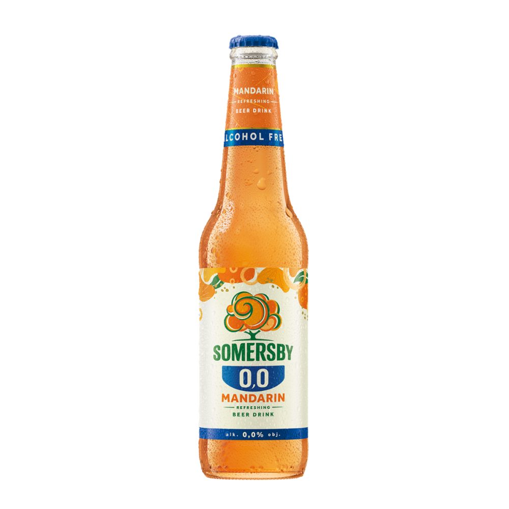 Piwo Somersby Mandarine 0,0% 400 ml